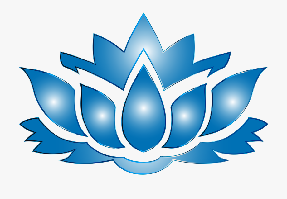 clipart flower blue lotus