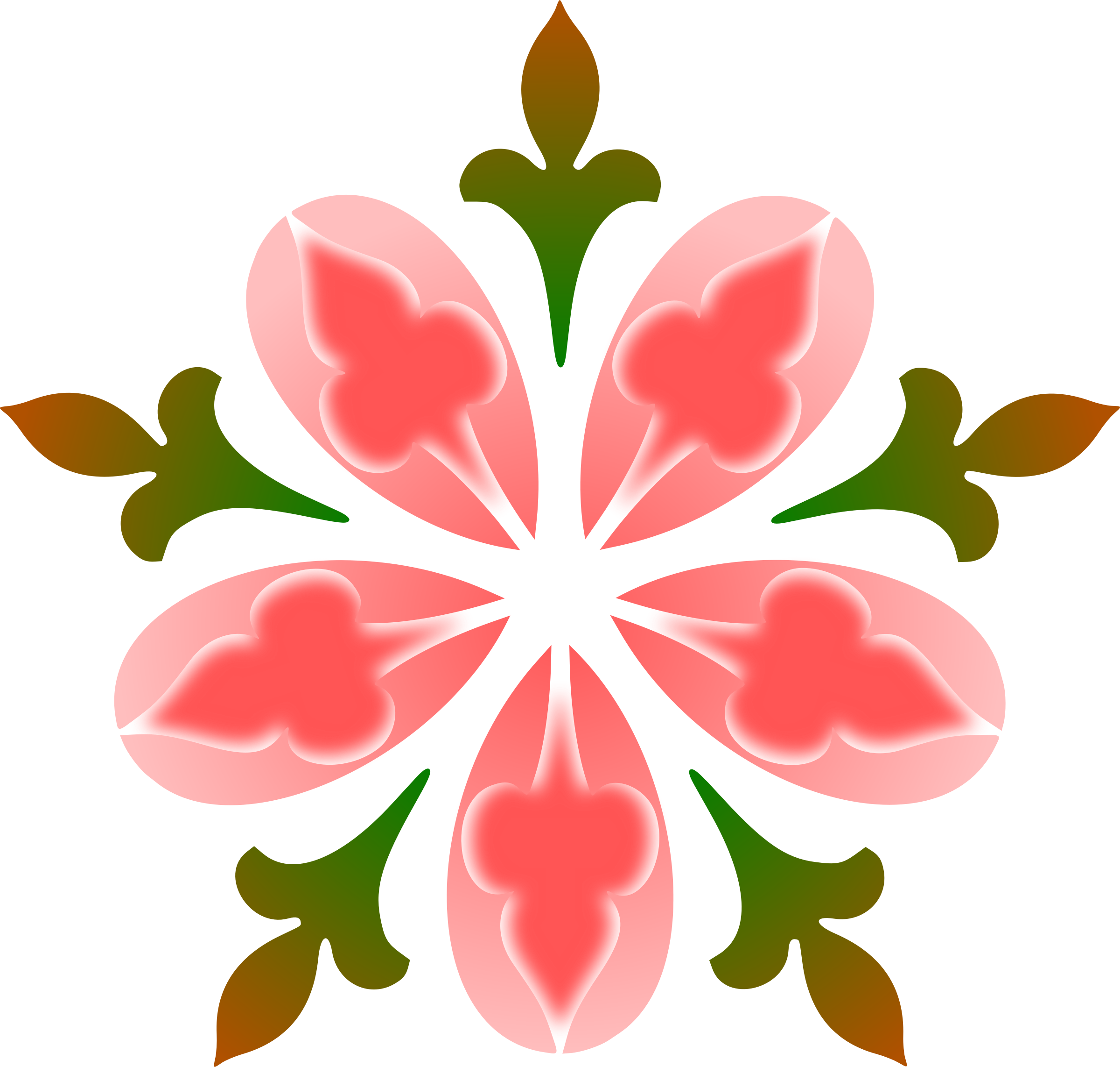 lotus clipart abstract