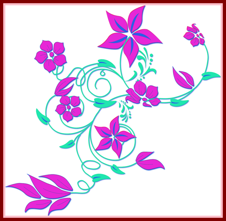 The best flower png. Lotus clipart border