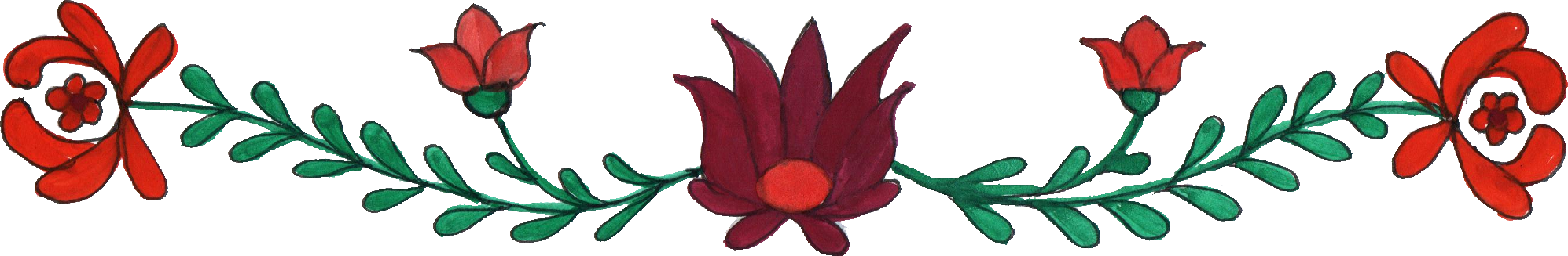 Lotus clipart border.  flower drawing png