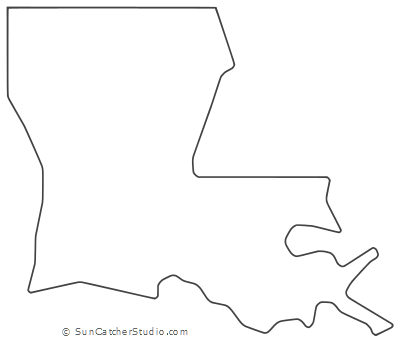louisiana clipart pattern