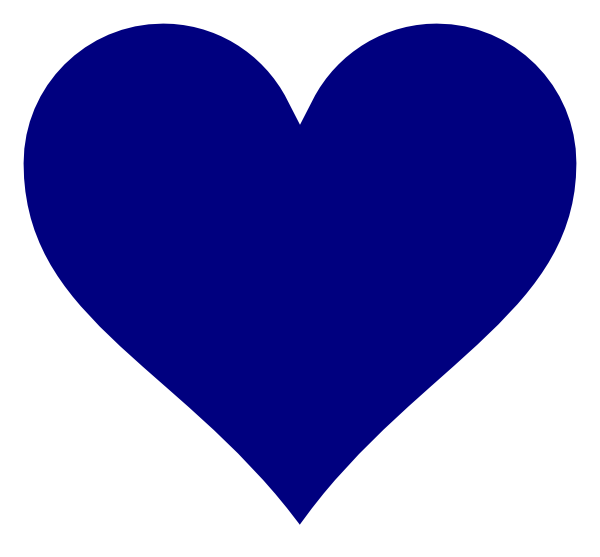 love clipart blue