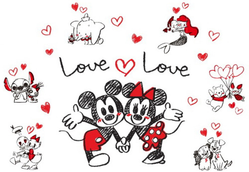 Free download clip art. Love clipart mickey mouse