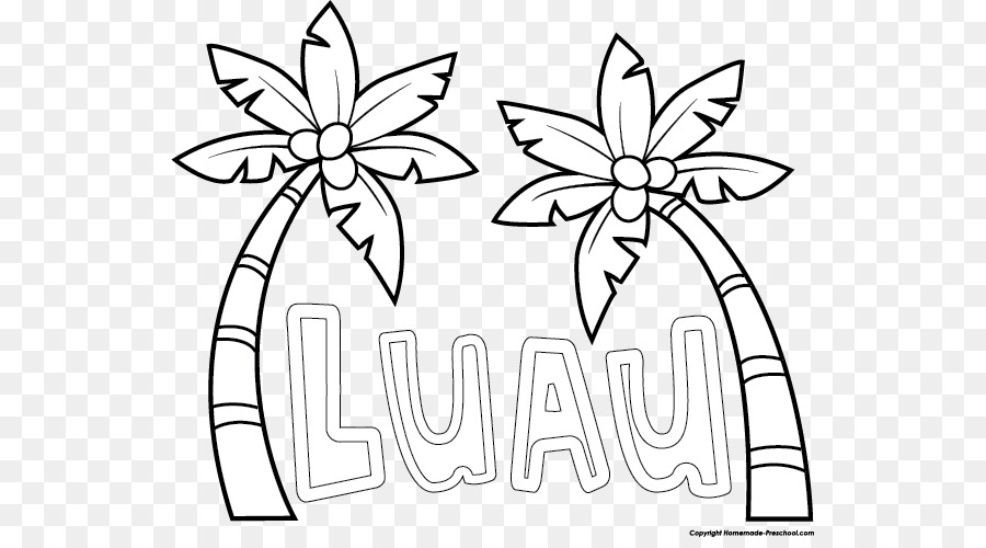 Luau clipart black and white, Luau black and white Transparent FREE for download on