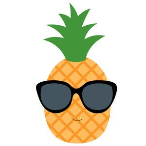 luau clipart cool pineapple