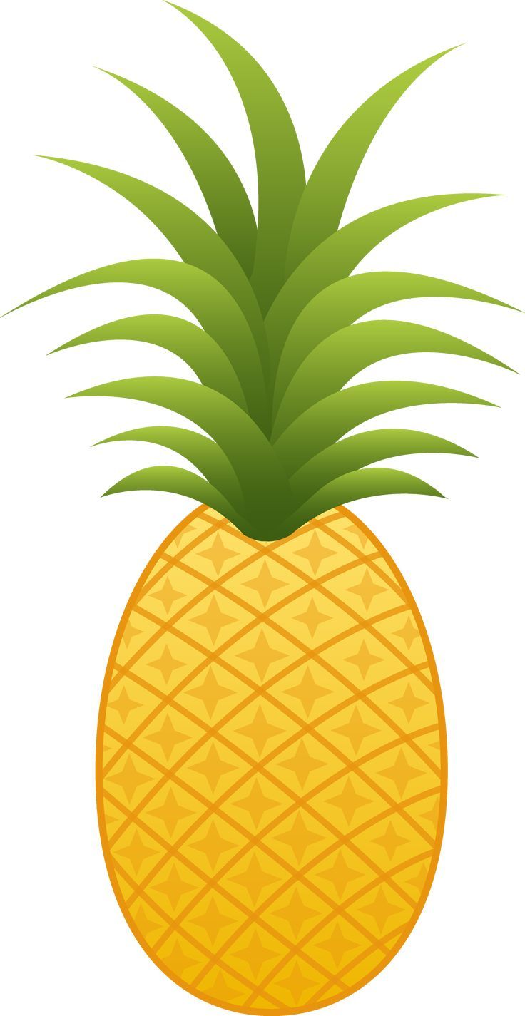 luau clipart large pineapple