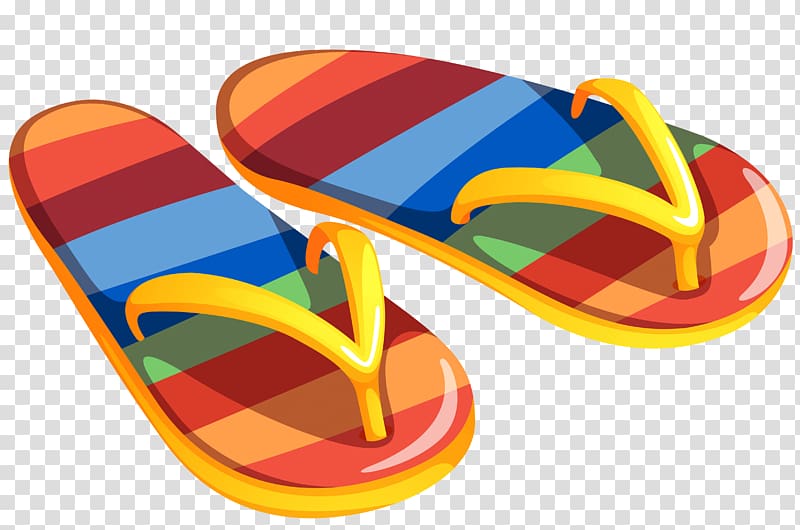 Flip flops slipper sandals. Luau clipart sandal