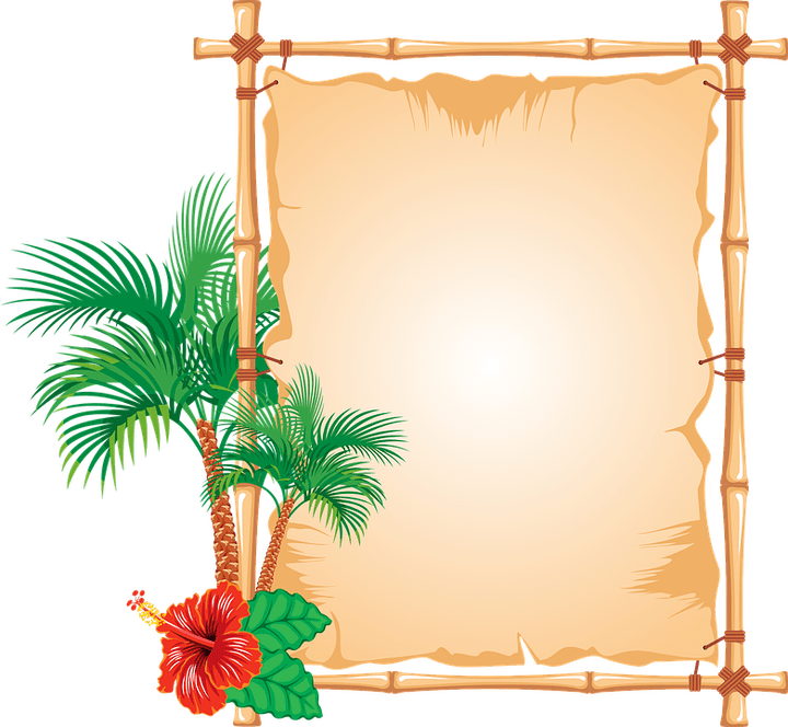  frame huge freebie. Luau clipart slipper hawaiian