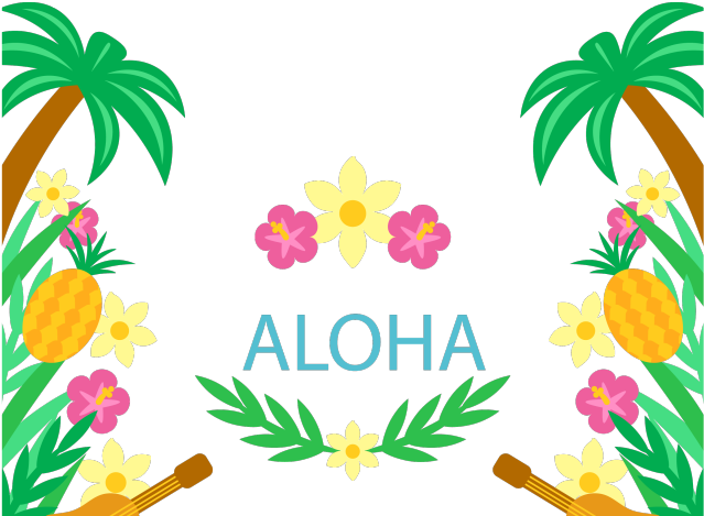 luau clipart solid