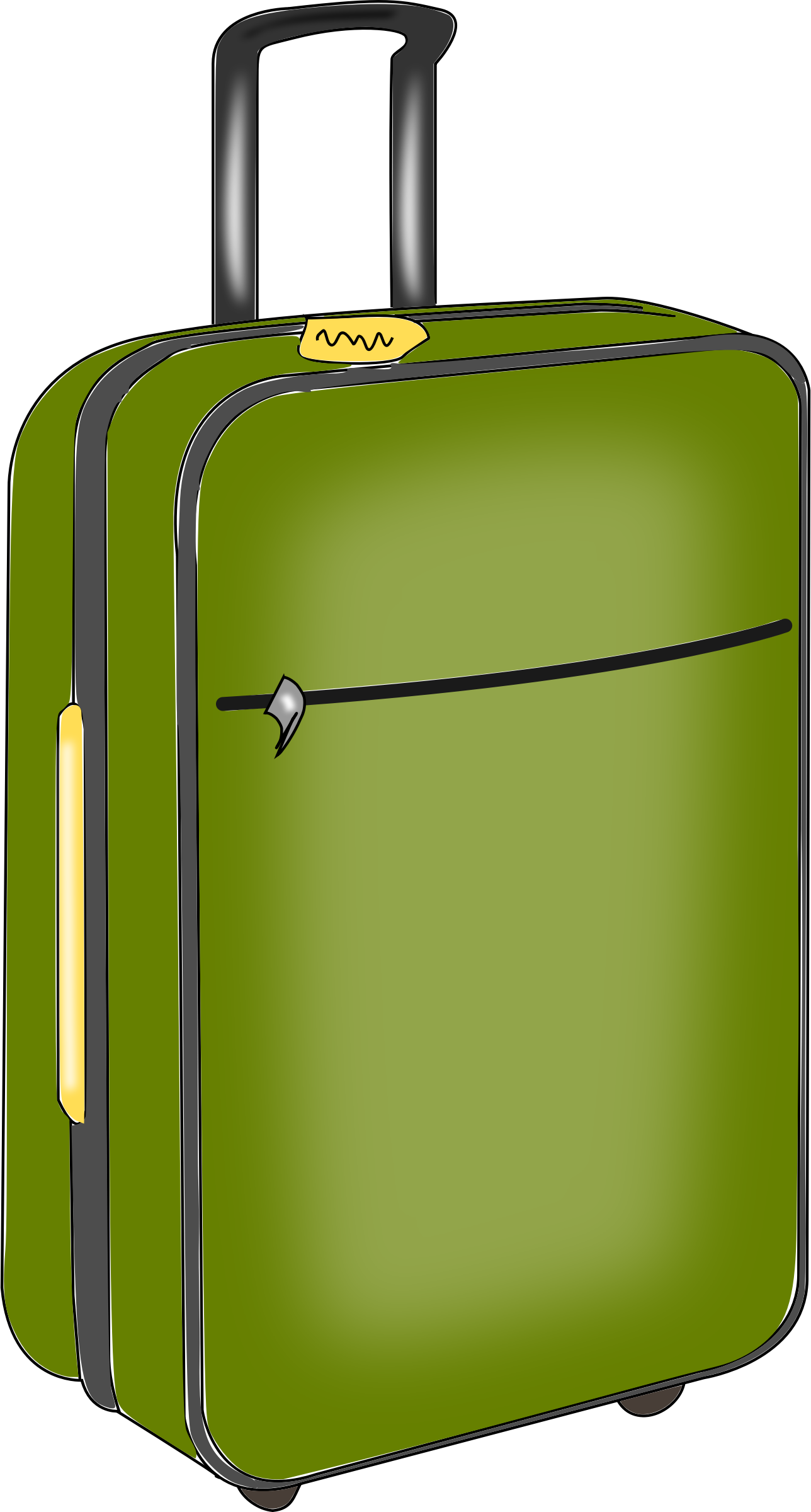 label clipart luggage