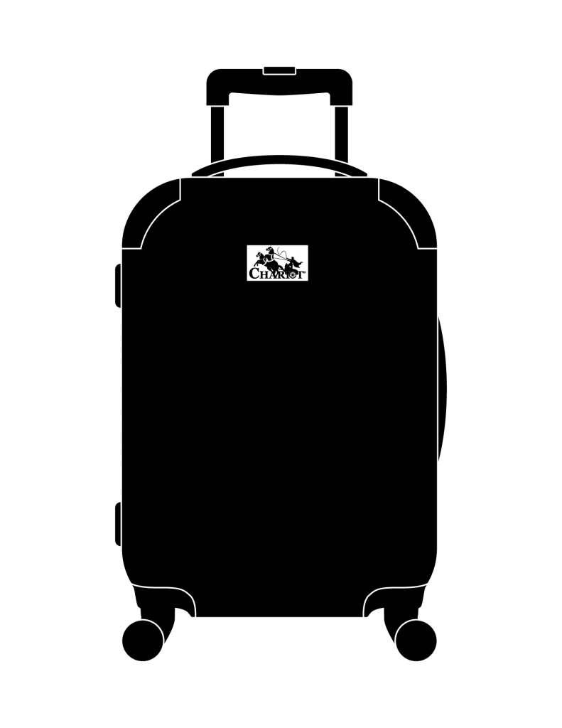 Stamp clipart luggage. Chariot travelware high quality
