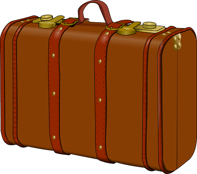 luggage clipart messy