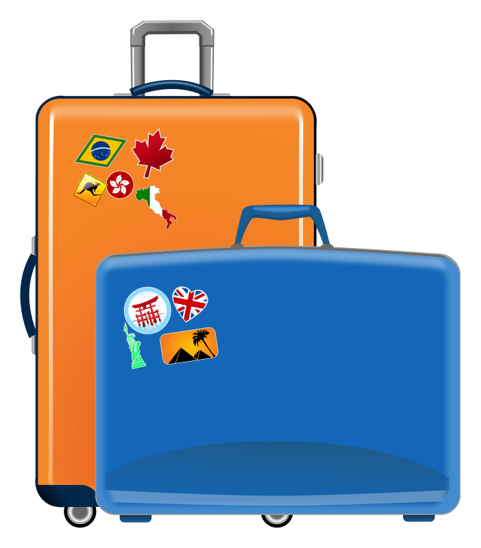 luggage clipart old fashioned