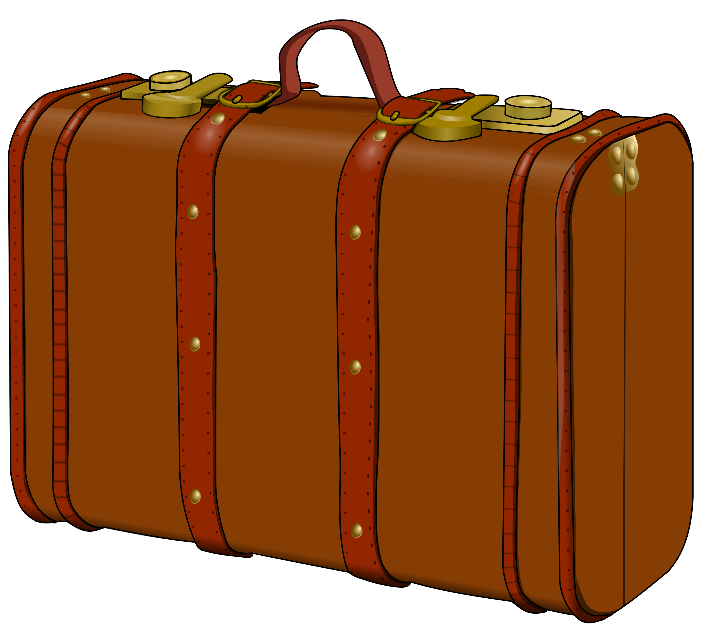 luggage clipart old fashioned