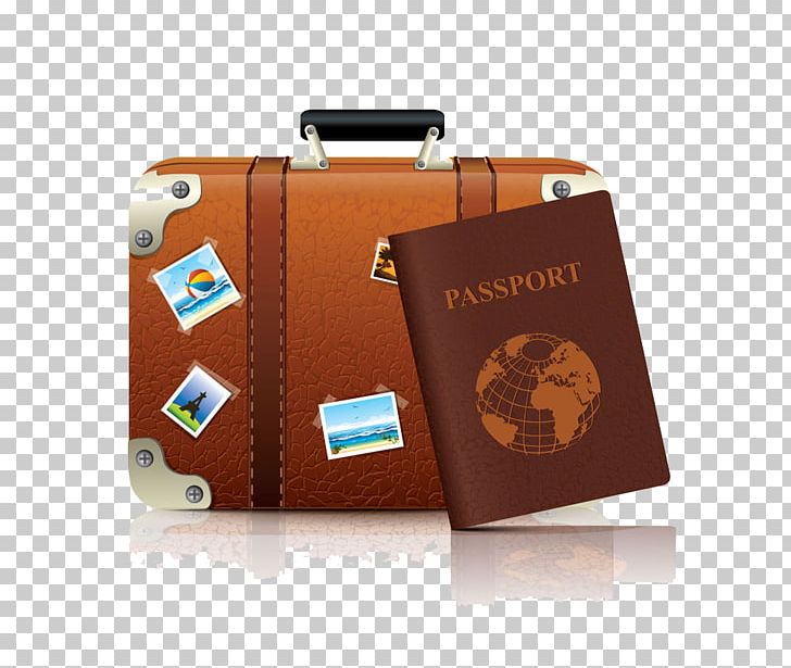 Luggage clipart passport. Suitcase baggage png bag