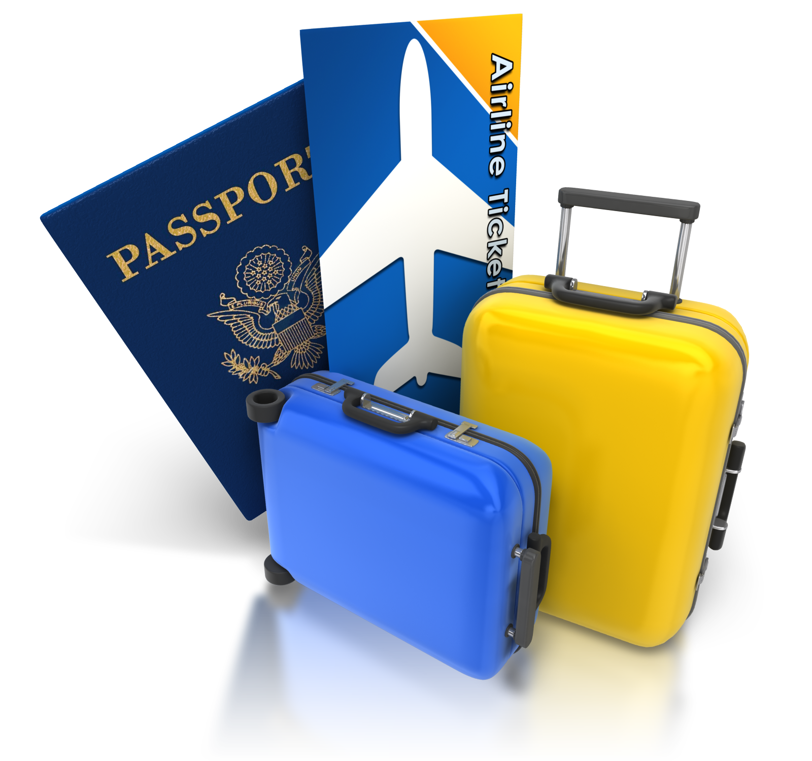 luggage clipart passport