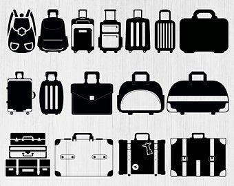 luggage clipart svg