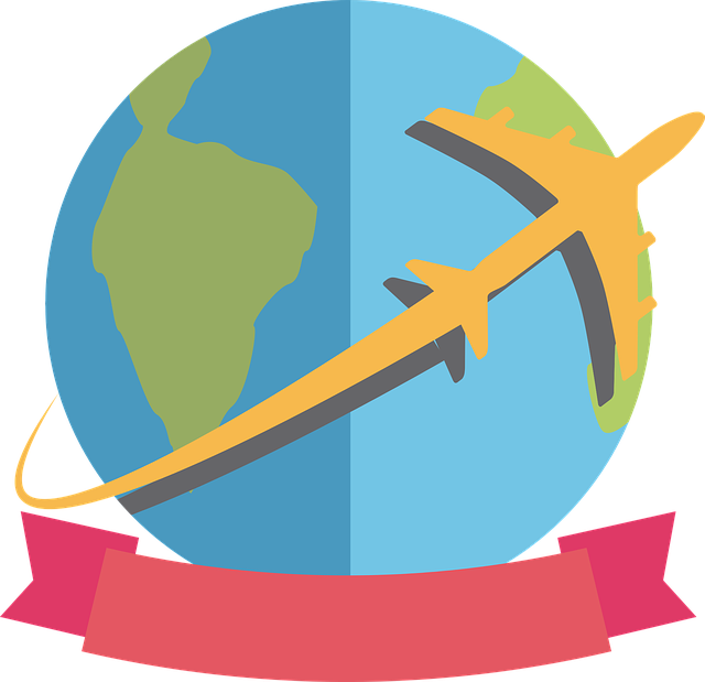 luggage clipart travel globe