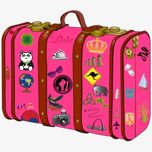 luggage clipart travel journal