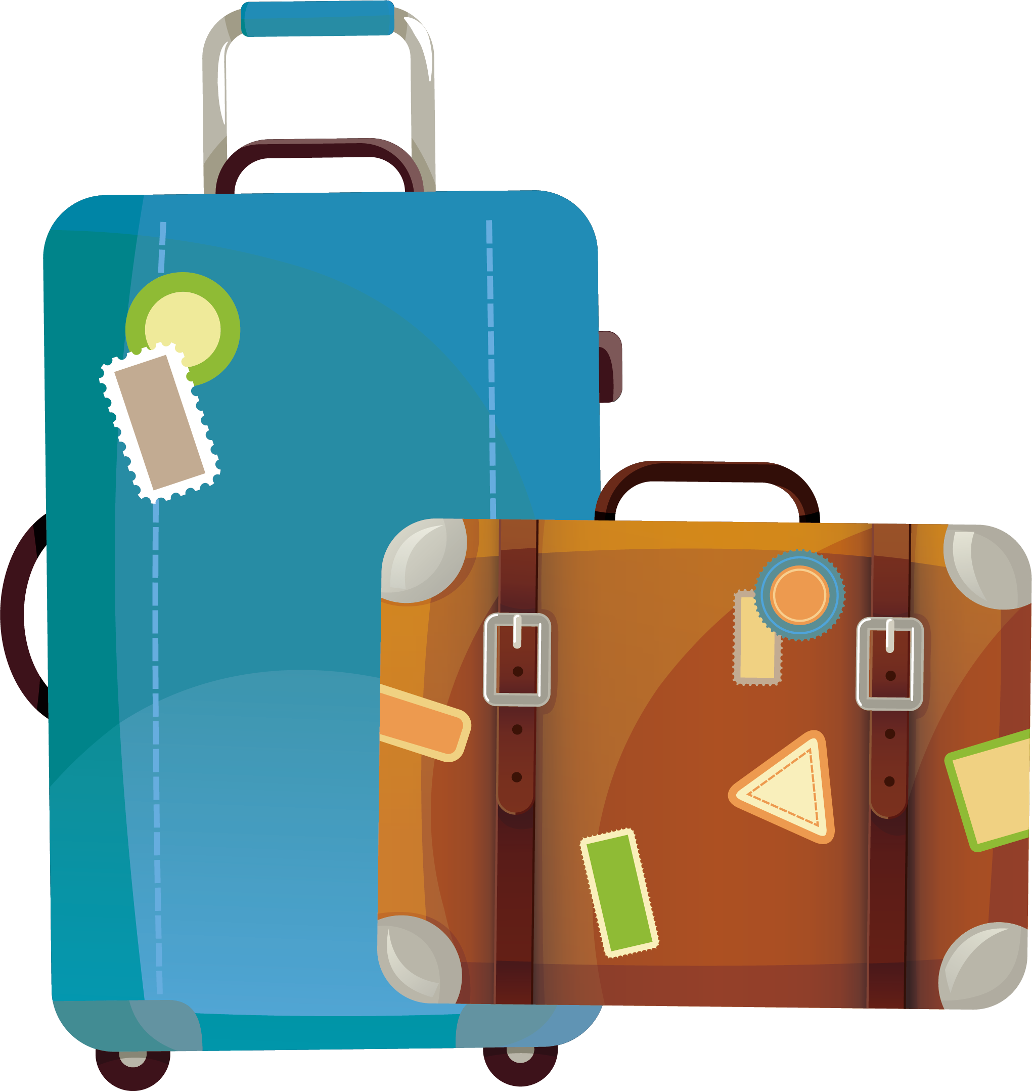 Luggage clipart vector, Luggage vector Transparent FREE for download on ...