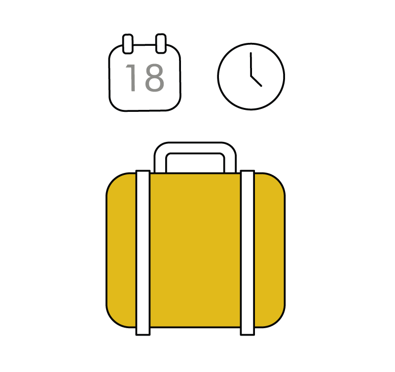Keepiz long term storage. Luggage clipart yellow suitcase