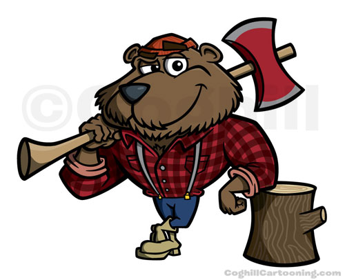 lumberjack clipart bear