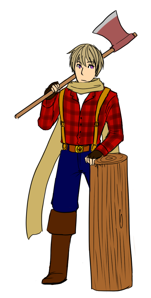 lumberjack clipart little red riding hood woodcutter