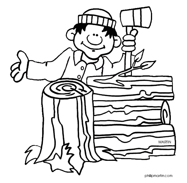 Lumberjack woodcutter