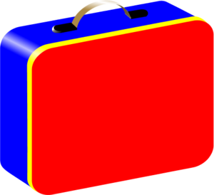 lunchbox clipart red