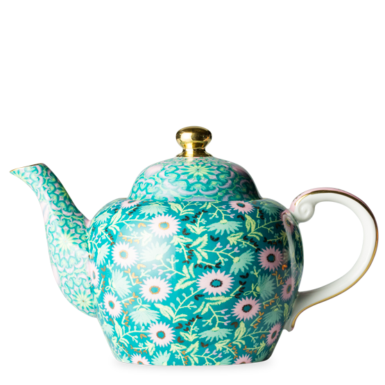 luncheon clipart blue teapot