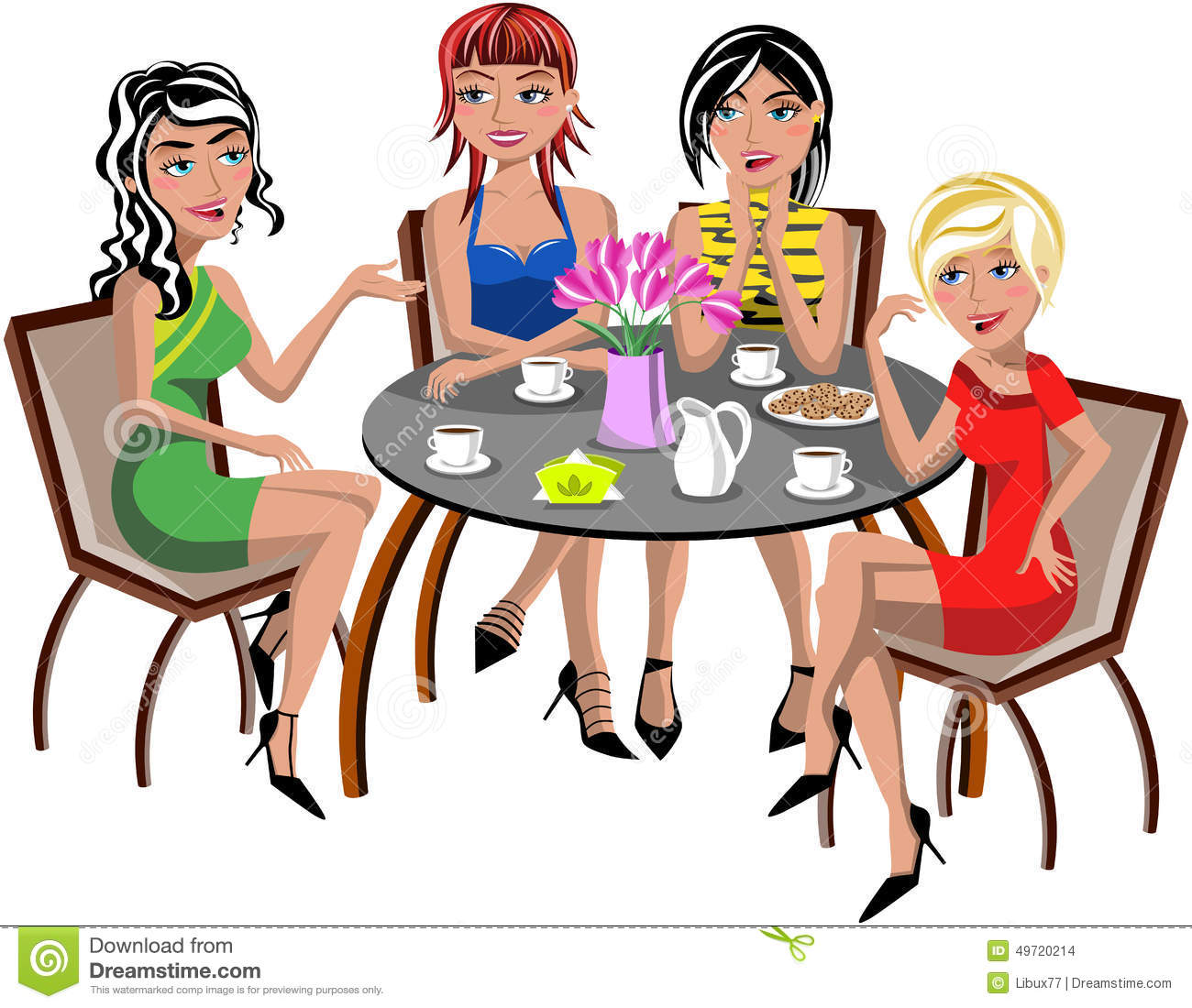luncheon clipart house meeting