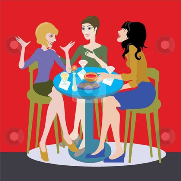 luncheon clipart women's group