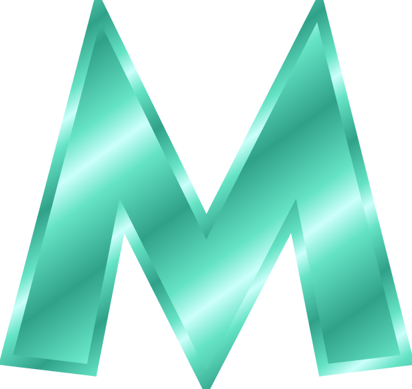 m clipart lowercase