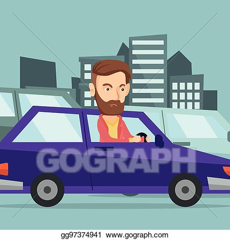 mad clipart angry driver