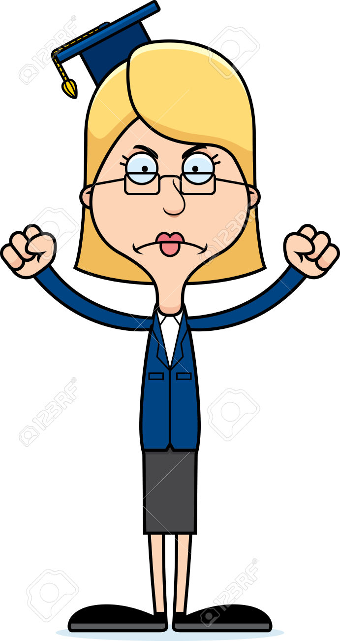 mad clipart angry male teacher