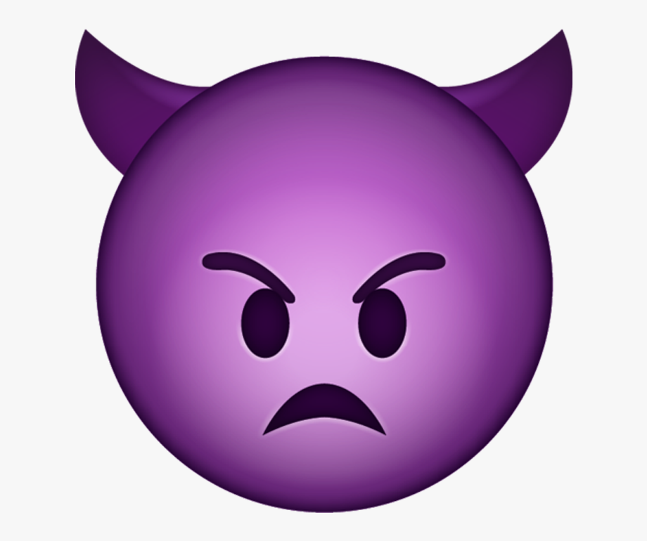 mad clipart devil emoji