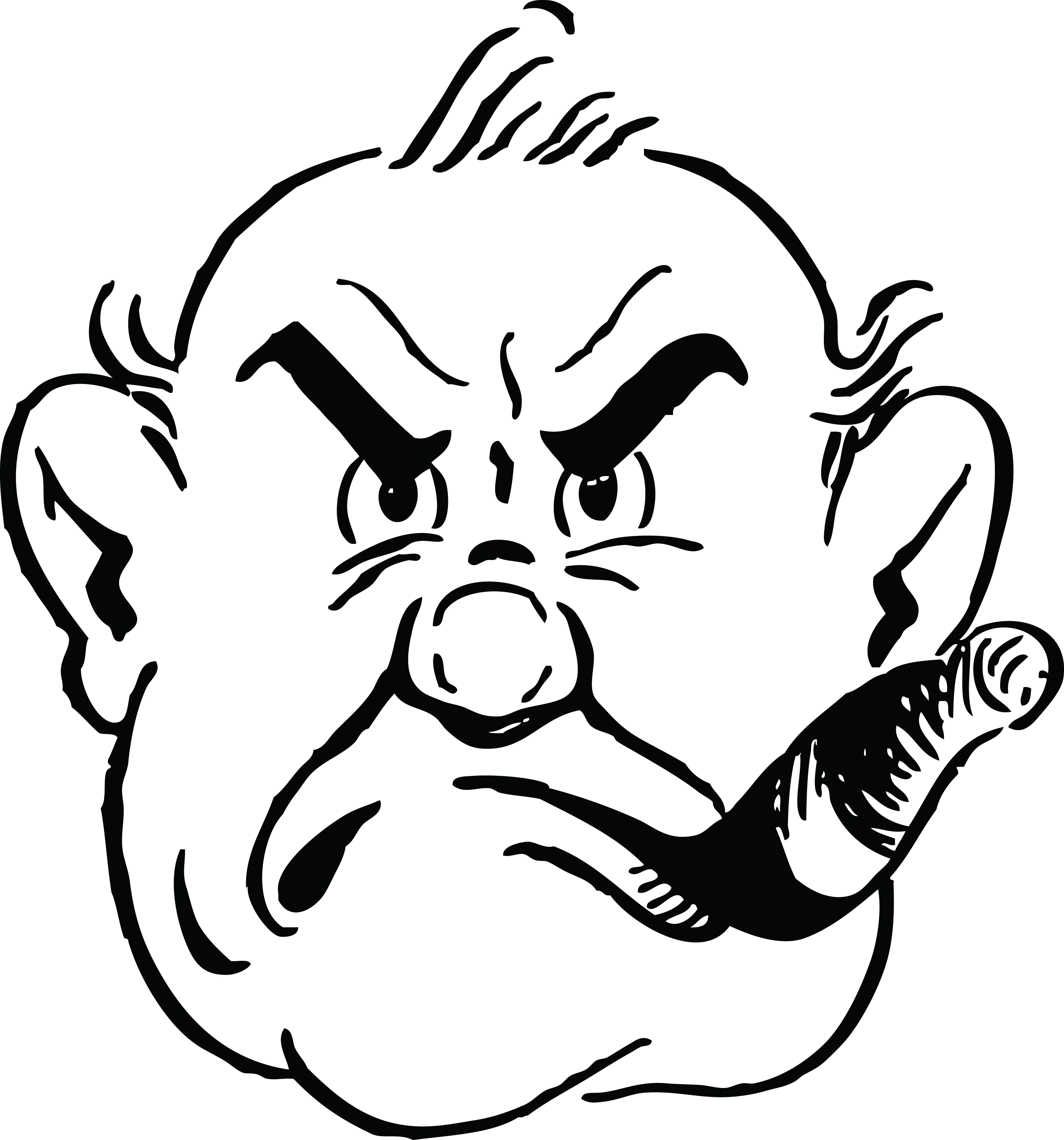 mad clipart evil guy
