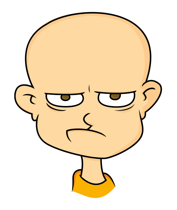 old clipart grouchy