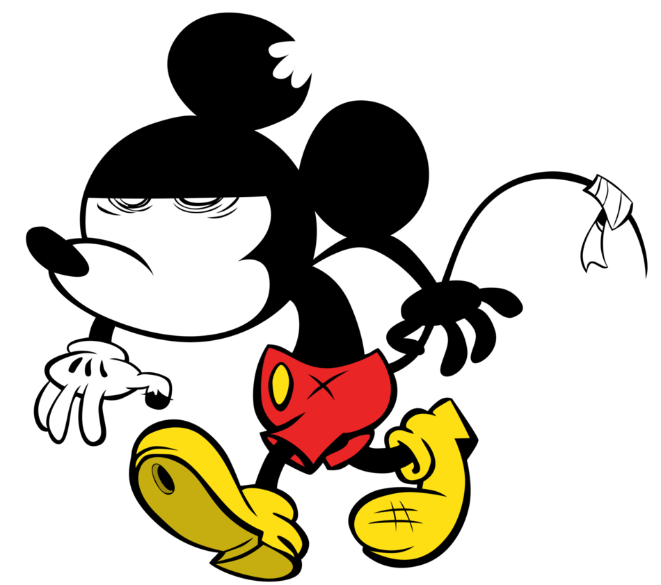 mad clipart mickey mouse