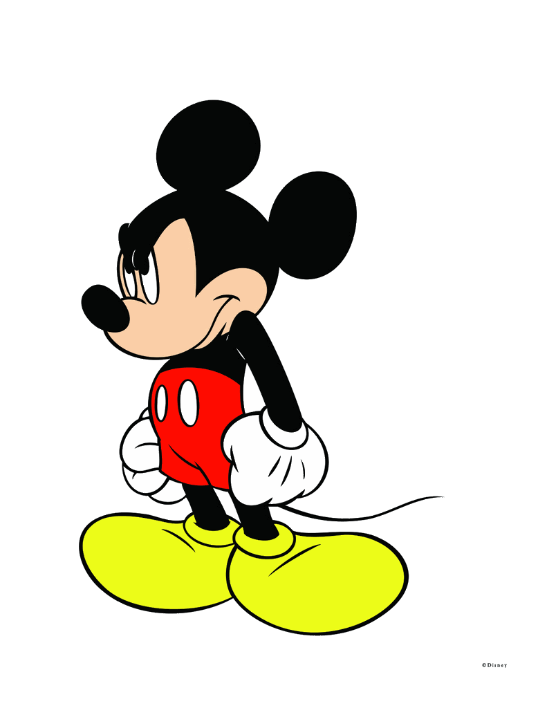 mad clipart mickey mouse