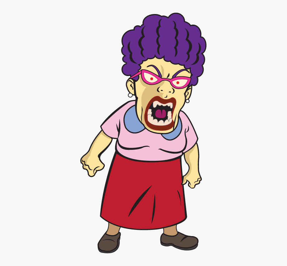 mad clipart teacher