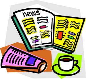 magazine clipart book magazine