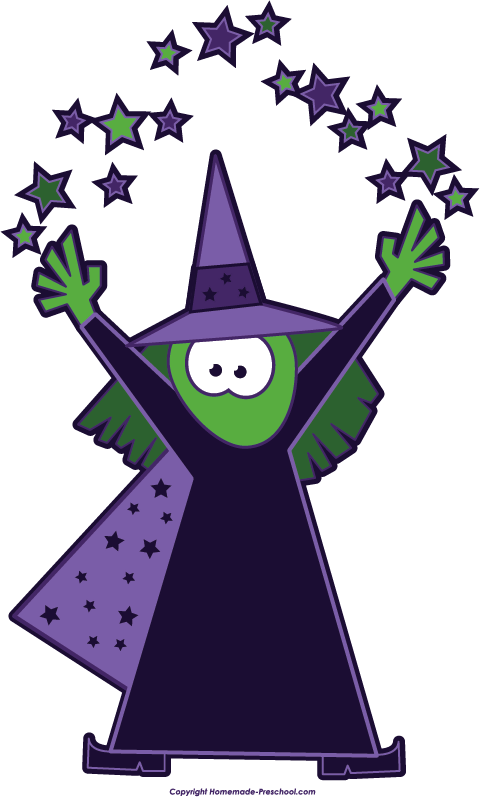Witch clipart printable. Magic clip art free