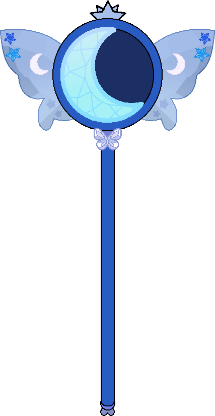 Artemis wand v by. Magic clipart blue star