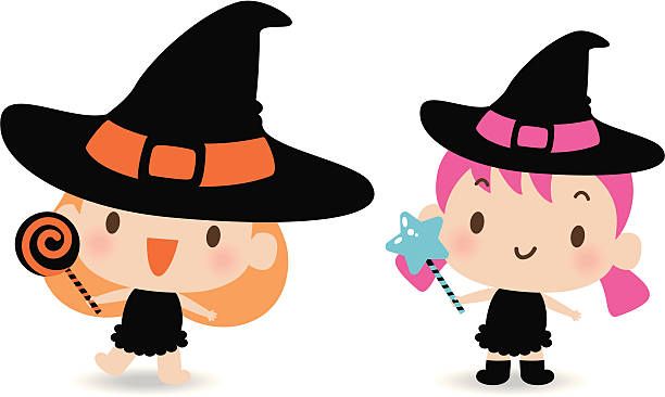 magic clipart cute halloween character