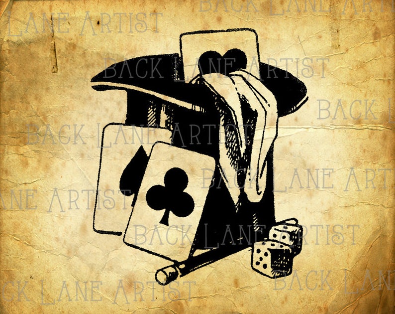 magician clipart vintage