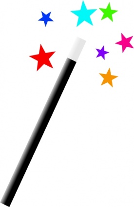 Wand clip art panda. Magic clipart magic stick