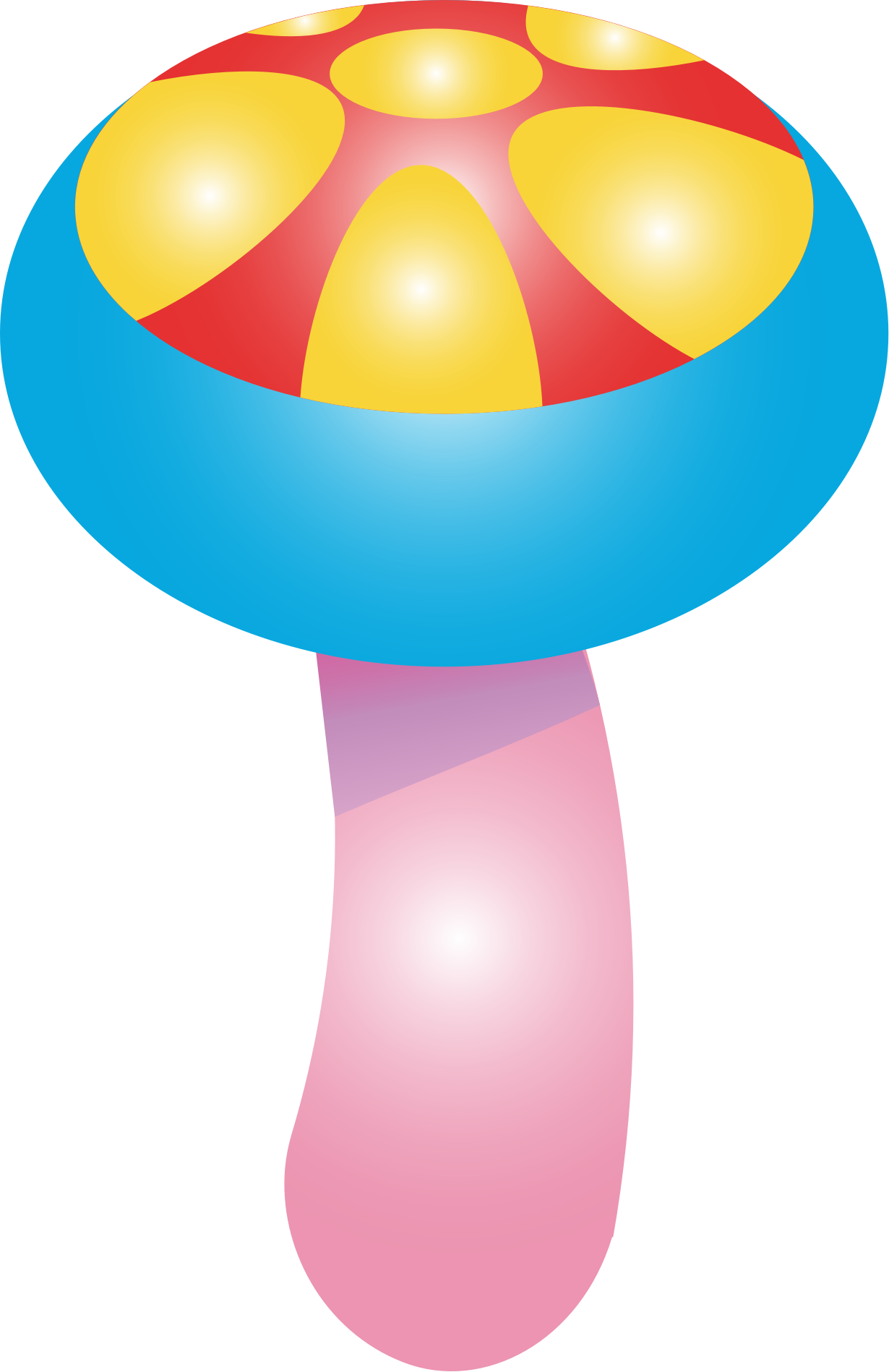 Mushroom colorful mushroom