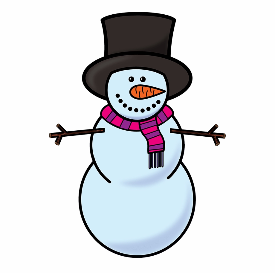 magician clipart snowman