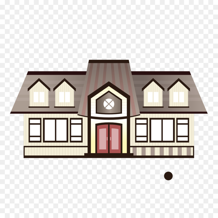 Real estate background building. Magnet clipart home